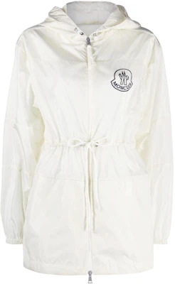 (W) Moncler SS23 白色休闲连帽拉链夹克. I10931A00123539ZD034 Order (W) Moncler SS23 白色休闲连帽拉链夹克. I10931A00123539ZD034