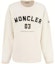 Buy (W) Sudadera Moncler SS23 Blanca de Manga Larga con Estampado de Logo. I10938G00002899WC033