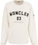 Order (W) Sudadera Moncler SS23 Blanca de Manga Larga con Estampado de Logo. I10938G00002899WC033