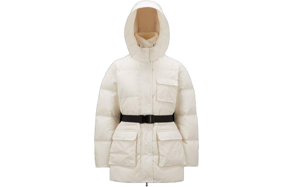 (Women) Moncler SS23  White Down Jacket with Adjustable Waist and Three Pockets. H20931A00070595YC034 圖 2