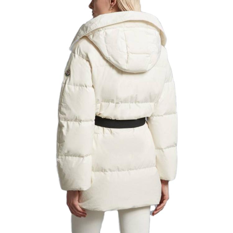 (Women) Moncler SS23  White Down Jacket with Adjustable Waist and Three Pockets. H20931A00070595YC034 圖 4