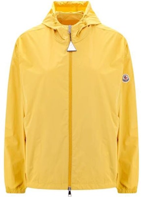 (Women) Moncler SS23 Yellow Logo Hooded Casual Jacket I10931A0011954A91142 Order (Women) Moncler SS23 Yellow Logo Hooded Casual Jacket I10931A0011954A91142