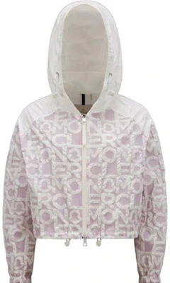 (W) 蒙克莱 SS23 全印花Logo拉链连帽夹克 粉色 I10931A00094596NIF60 Order (W) 蒙克莱 SS23 全印花Logo拉链连帽夹克 粉色 I10931A00094596NIF60