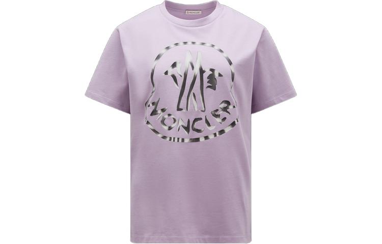 (Women) Moncler SS23 Lilac Crewneck Casual Short Sleeve T-Shirt I10938C00018899WS61A