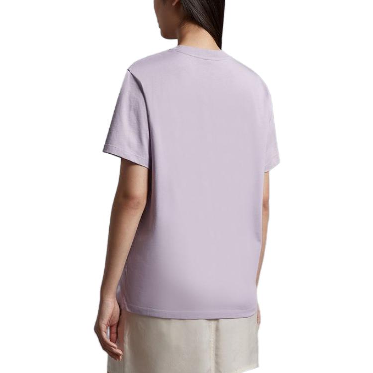 (Women) Moncler SS23 Lilac Crewneck Casual Short Sleeve T-Shirt I10938C00018899WS61A 圖 5