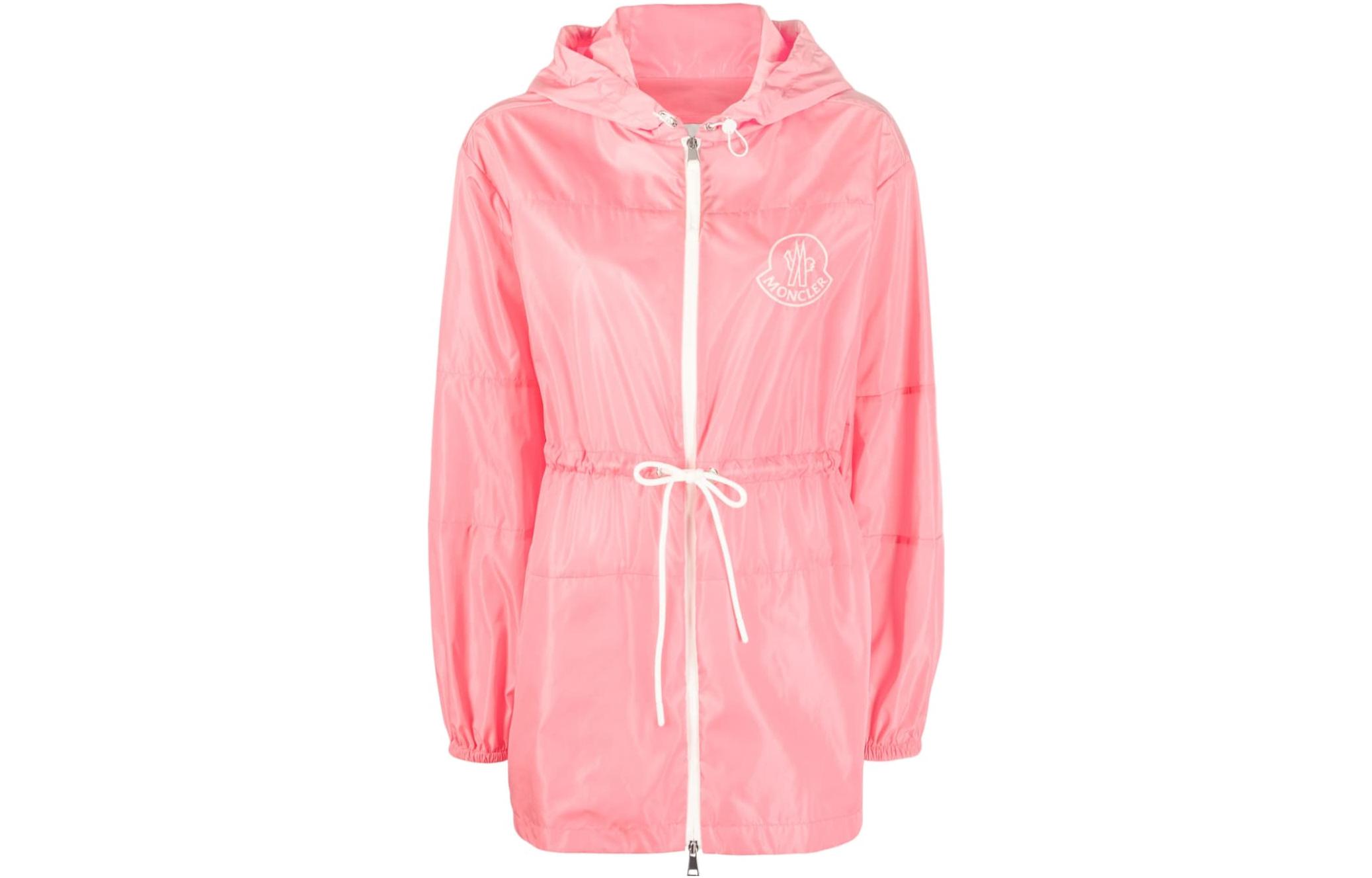 Order (W) Moncler SS23 Jaket Pink Kasual Hoodie Zip-Up I10931A00123539ZD52T
