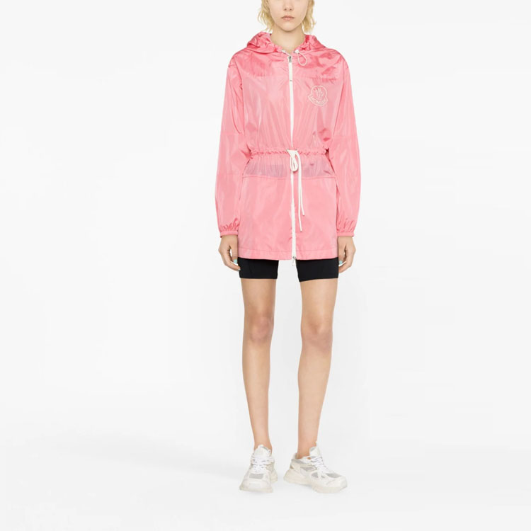Lookbook (W) Moncler SS23 Jaket Pink Kasual Hoodie Zip-Up I10931A00123539ZD52T