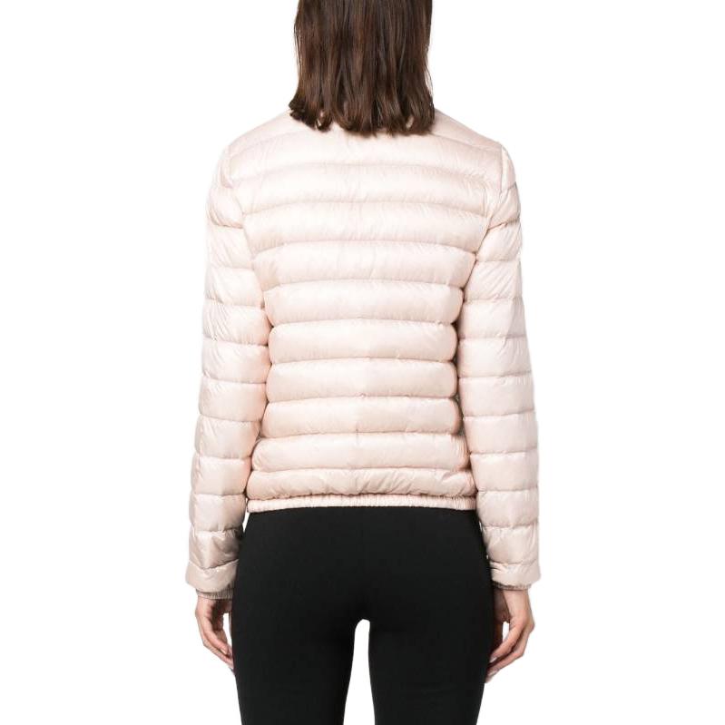 (Women) Moncler SS23 Pink High-Neck Zipper Pocket Long-Sleeve Down Jacket 1A1010053048LANS529 圖 4