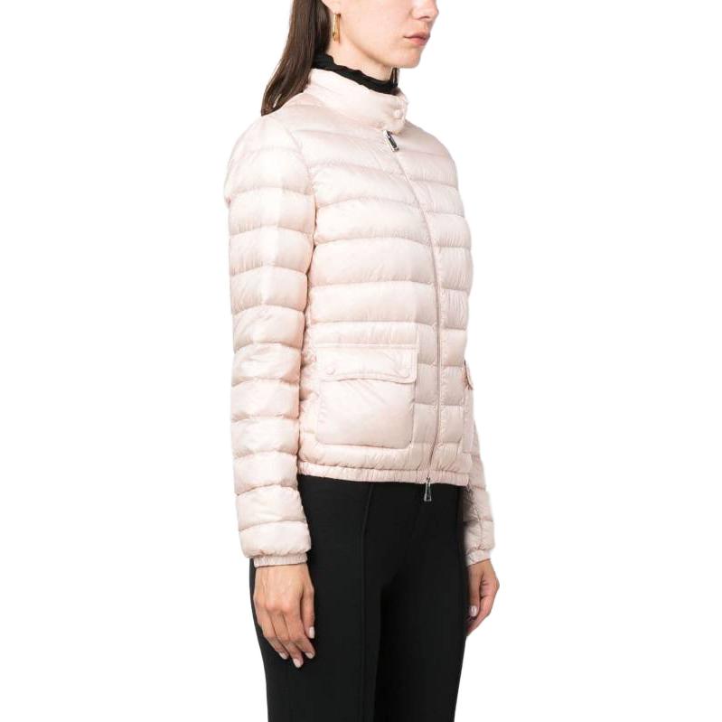 (Women) Moncler SS23 Pink High-Neck Zipper Pocket Long-Sleeve Down Jacket 1A1010053048LANS529 圖 5