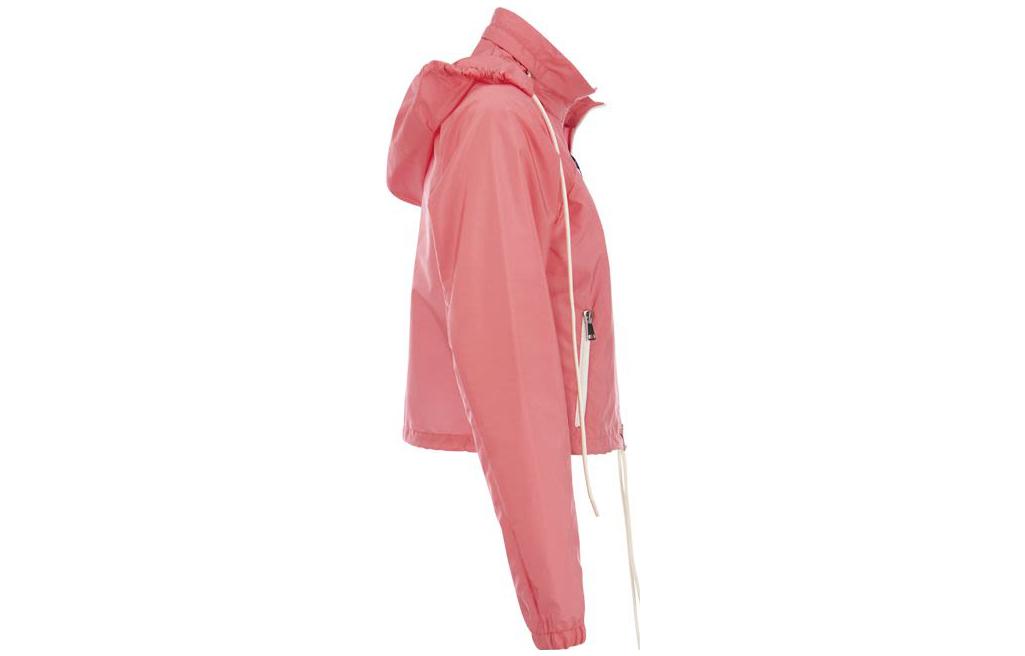 Shop (W) Moncler SS23 Jaket Kasual Lengan Panjang Zip-Up Pink I10931A00110539ZD52T