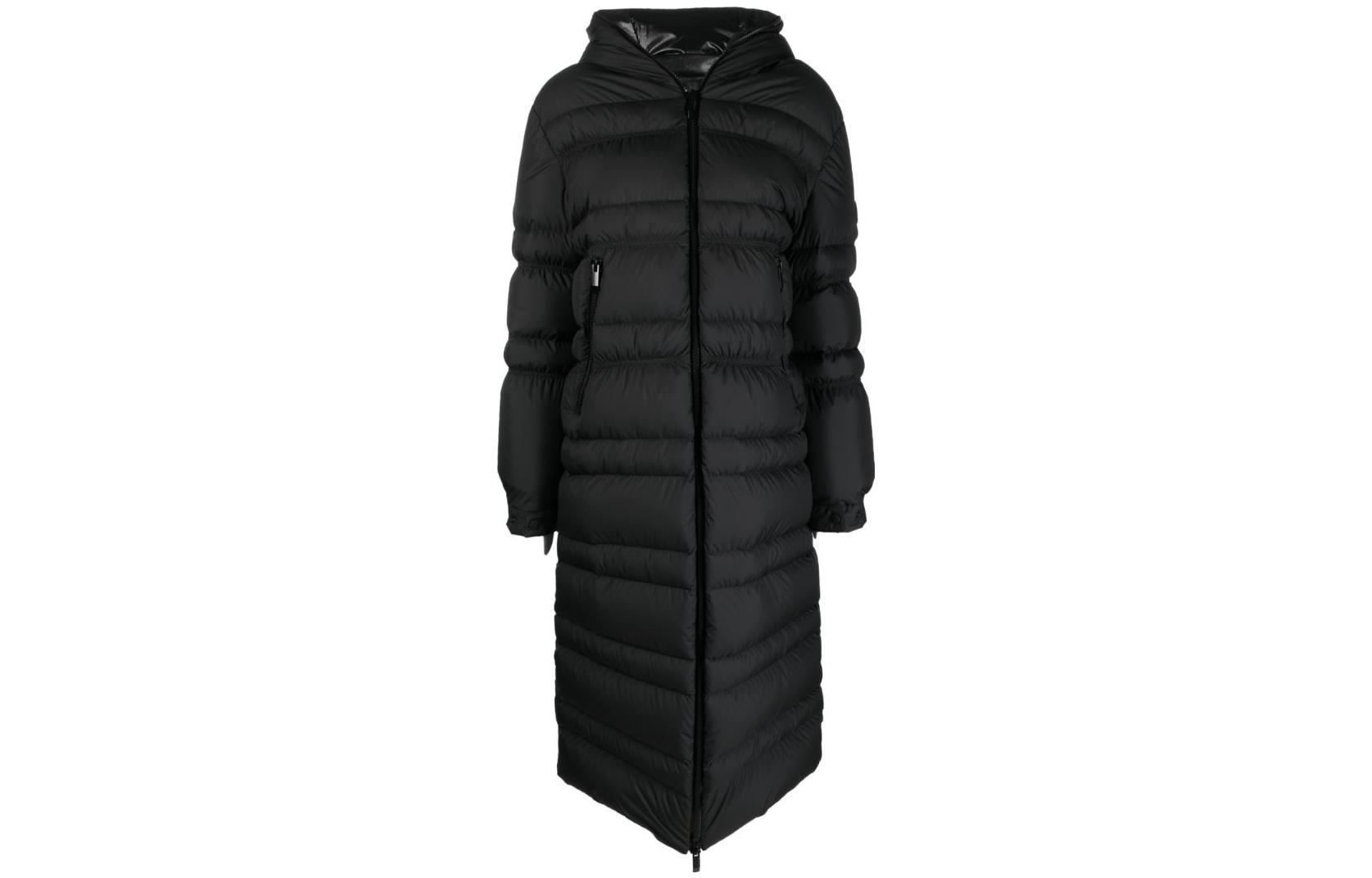 (Women) Moncler SS23 Tumen Long Hooded Puffer Jacket Women’s Black. I20931C00006596IU