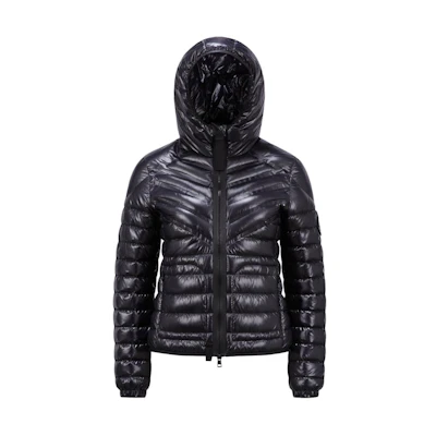 (Women) Moncler SS24 Dragon Series Bixi Short Puffer Jacket Black. J10931A00044595GJ999