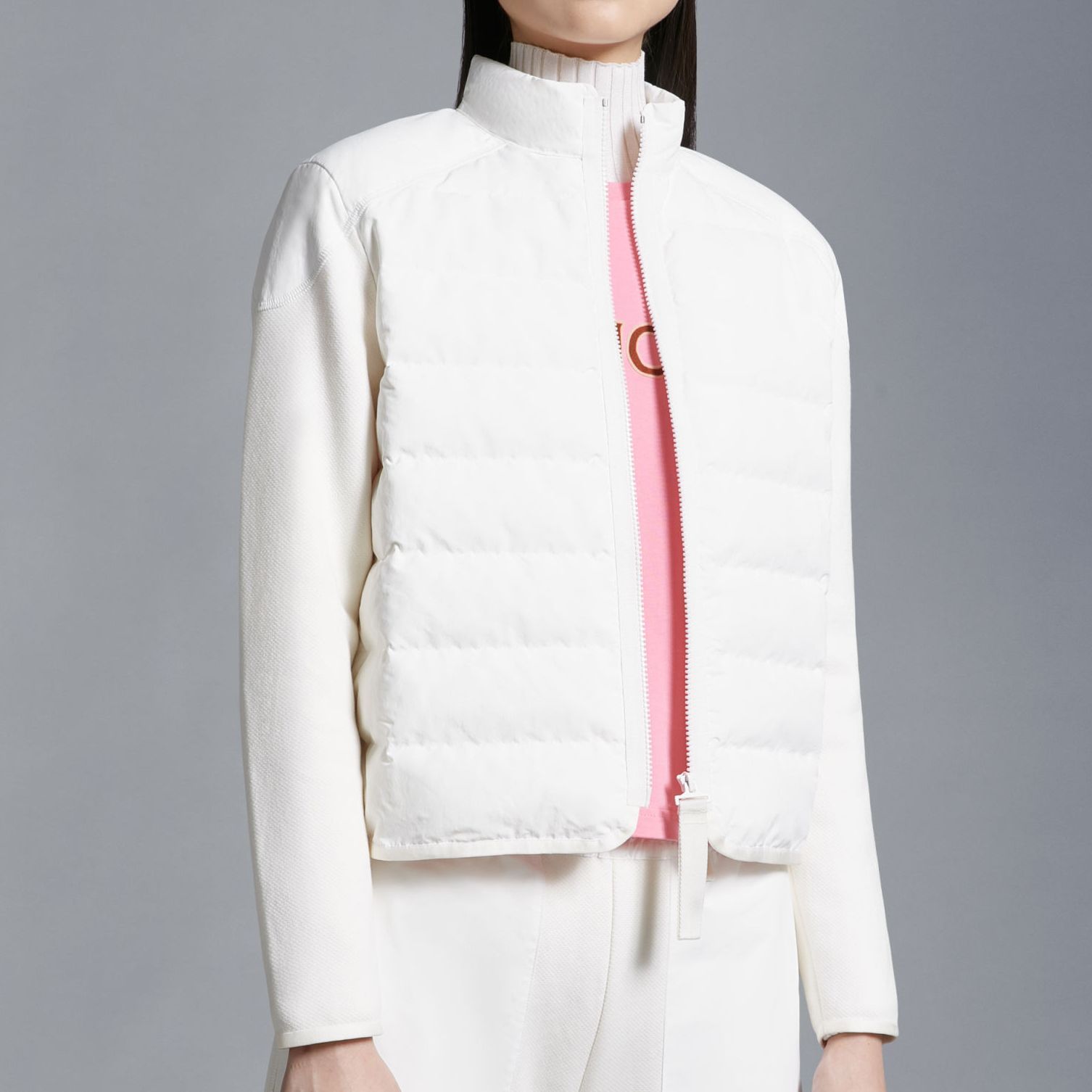 (Women) Moncler SS24  Dragon Series High-Neck Down Jacket Off-White. J10939B00011M1367032 圖 5