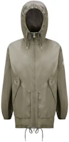 Order (W) Moncler SS24 輕量連帽拉鍊外套鼠尾草綠。 J10931A00092597JT82G