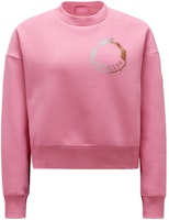(Women) Moncler SS24 Pink Fleece Sweatshirt with Dragon Patch, Year of the Dragon Series. J10938G00010M3929528 (Women) Moncler SS24 Pink Fleece Sweatshirt with Dragon Patch, Year of the Dragon Series. J10938G00010M3929528