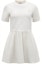 Buy (Women) Moncler SS24 Short Sleeve Colorblock Dress White. J10938I0001989A1K034