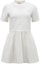 Order (Women) Moncler SS24 Short Sleeve Colorblock Dress White. J10938I0001989A1K034