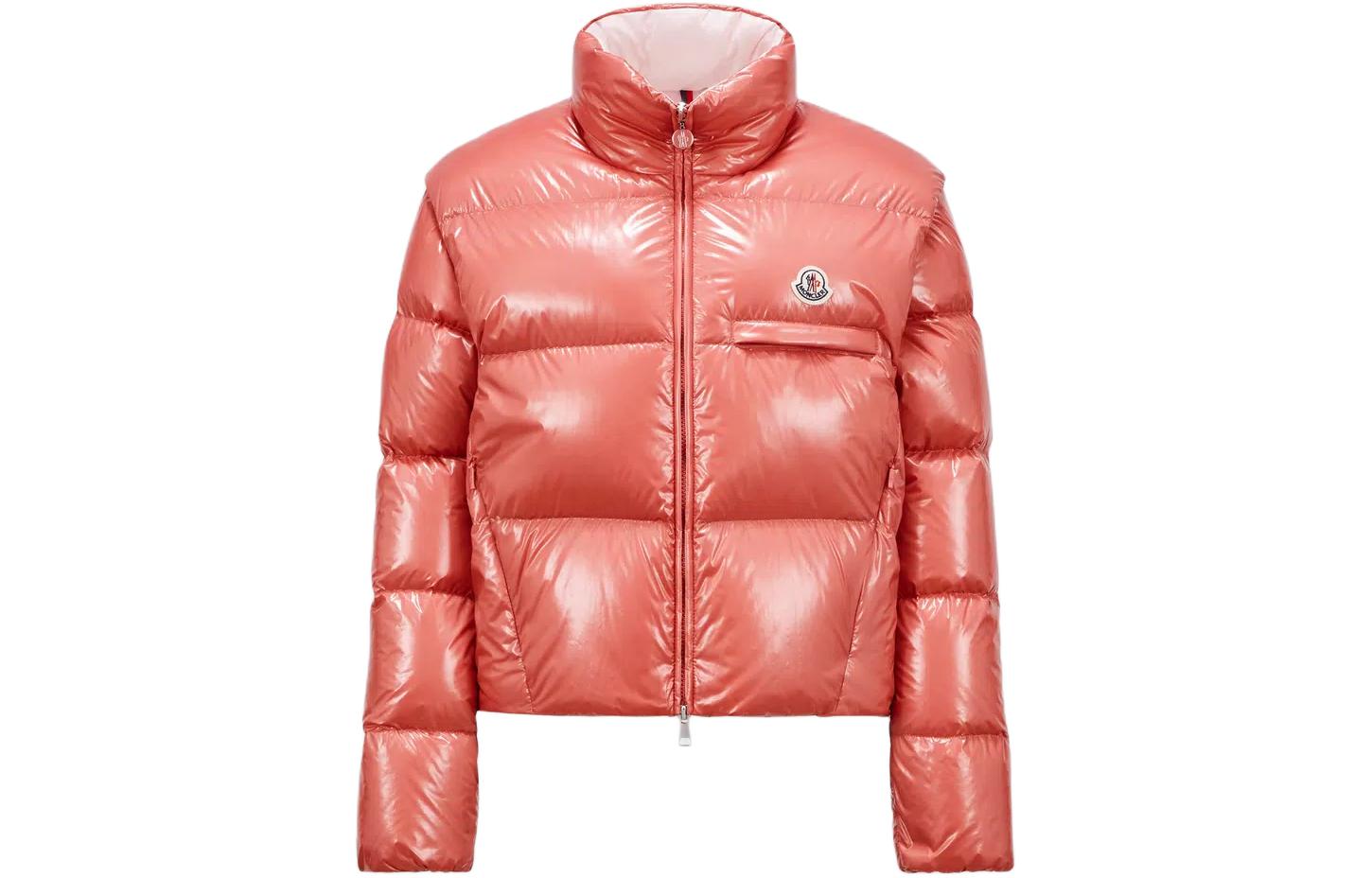 (Women) Moncler SS24 Almo Logo Detachable Sleeve Zip Puffer Jacket Women Pink. J10931A0000459607559 圖 2