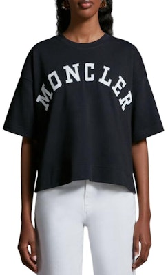 (Women) Moncler SS24 Dragon Year Logo Crewneck T-Shirt Midnight Blue (). J10938C0001889AJ0778 Lookbook (Women) Moncler SS24 Dragon Year Logo Crewneck T-Shirt Midnight Blue (). J10938C0001889AJ0778