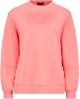 (Women) Moncler SS24 Embossed Logo Side-Slit Long-Sleeve Sweatshirt Women Pink J10938G00006809KR416 (Women) Moncler SS24 Embossed Logo Side-Slit Long-Sleeve Sweatshirt Women Pink J10938G00006809KR416