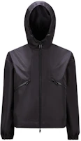 (Women) Moncler SS24 MARMACE Black Zip-Up Hoodie Jacket Loose Fit. J10931A00142597FW999 (Women) Moncler SS24 MARMACE Black Zip-Up Hoodie Jacket Loose Fit. J10931A00142597FW999
