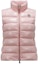 Buy (Women) Moncler SS24 Pink Down Vest with Logo and Stand Collar I20931A5250068950500
