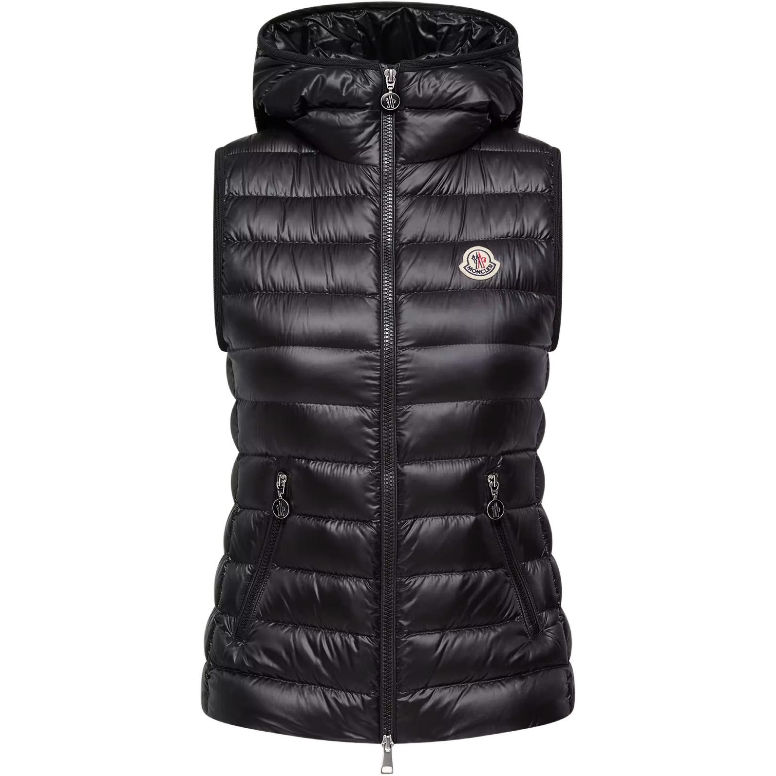 (Women) Moncler SS26 Glycosse  Sleeveless Hooded Down Vest Jacket L10931A00098597YG999
