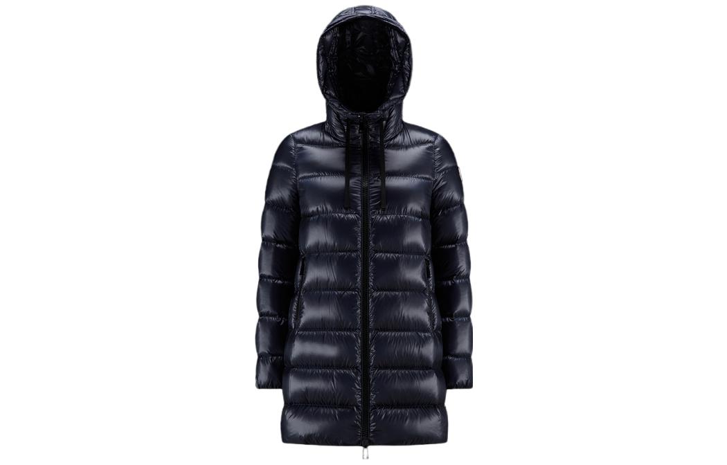 (Women) Moncler Suyen Long Hooded Down Jacket Midnight Blue - I20931B2000053052778 圖 2