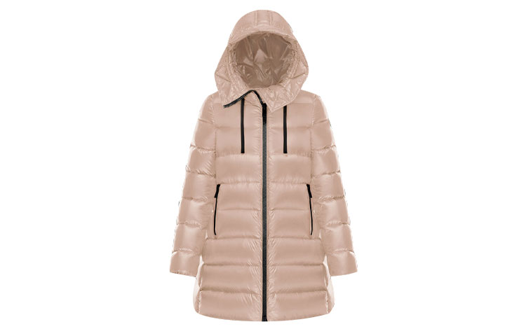 (Women) Moncler Suyen Pink Glossy Down Jacket with Drawstring Hood Winter Edition 0931B2000053052511 圖 2