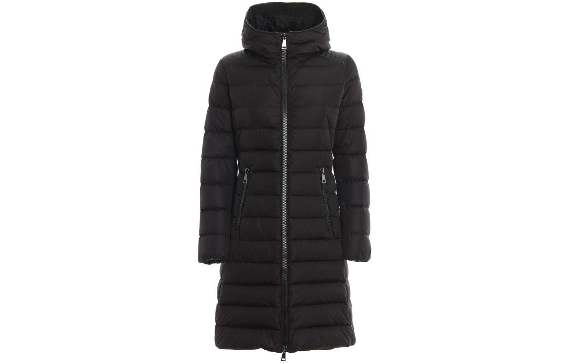 (Women) Moncler TALEV Black Mid-Length Hooded Down Jacket with Waist Tie F20931C56400C0063 圖 2
