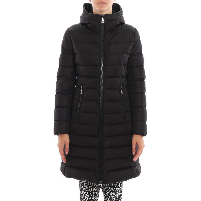(Women) Moncler TALEV Black Mid-Length Hooded Down Jacket with Waist Tie F20931C56400C0063 圖 3