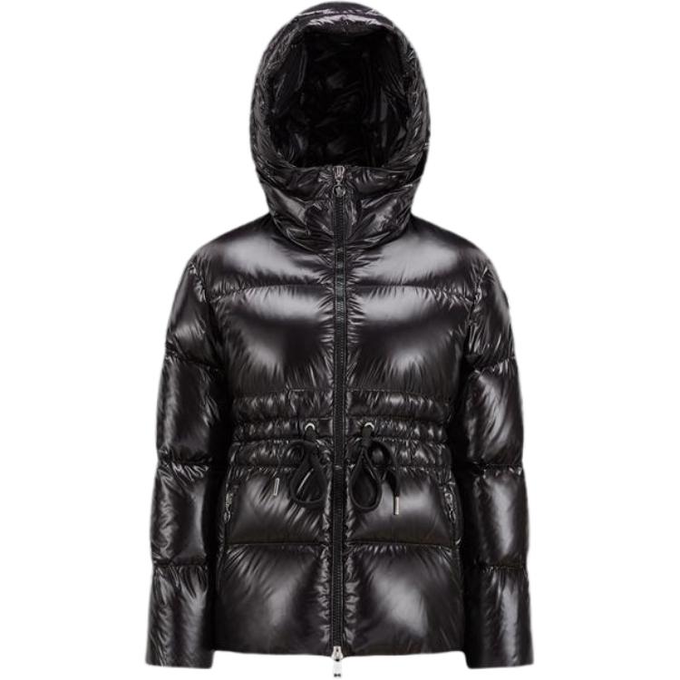 (Women) Moncler Taleve  Short Hooded Down Jacket Black I20931A001255963V999