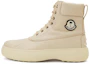 Buy (W) Moncler TOD''S x Moncler Leren Veterschoen Laars ''Beige'' H209L4F00030M2623034