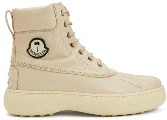 (W) Moncler TOD''S x Moncler Leren Veterschoen Laars ''Beige'' H209L4F00030M2623034 Order (W) Moncler TOD''S x Moncler Leren Veterschoen Laars ''Beige'' H209L4F00030M2623034