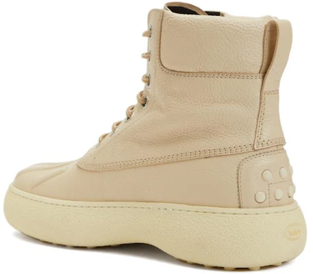 (W) Moncler TOD''S x Moncler Leren Veterschoen Laars ''Beige'' H209L4F00030M2623034 Shop (W) Moncler TOD''S x Moncler Leren Veterschoen Laars ''Beige'' H209L4F00030M2623034