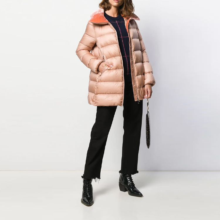 (Women) Moncler Torcon Long Pink Down Jacket Winter Collection 4637980C022953E 圖 3