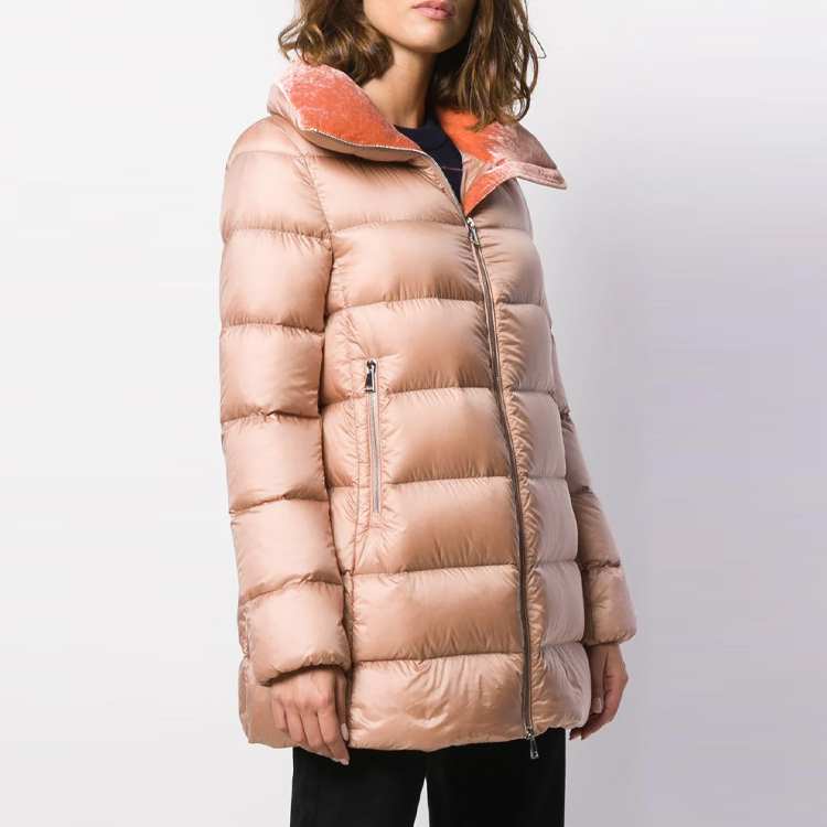 (Women) Moncler Torcon Long Pink Down Jacket Winter Collection 4637980C022953E 圖 5