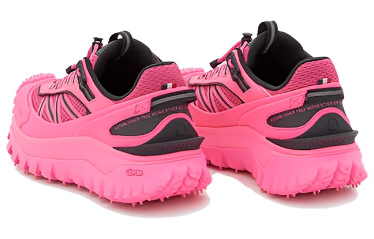 Lookbook (W) Moncler Trailgrip Low 'Pink Black' Sepatu Wanita Pria Hitam Pink 4M001-80-M2670-P49