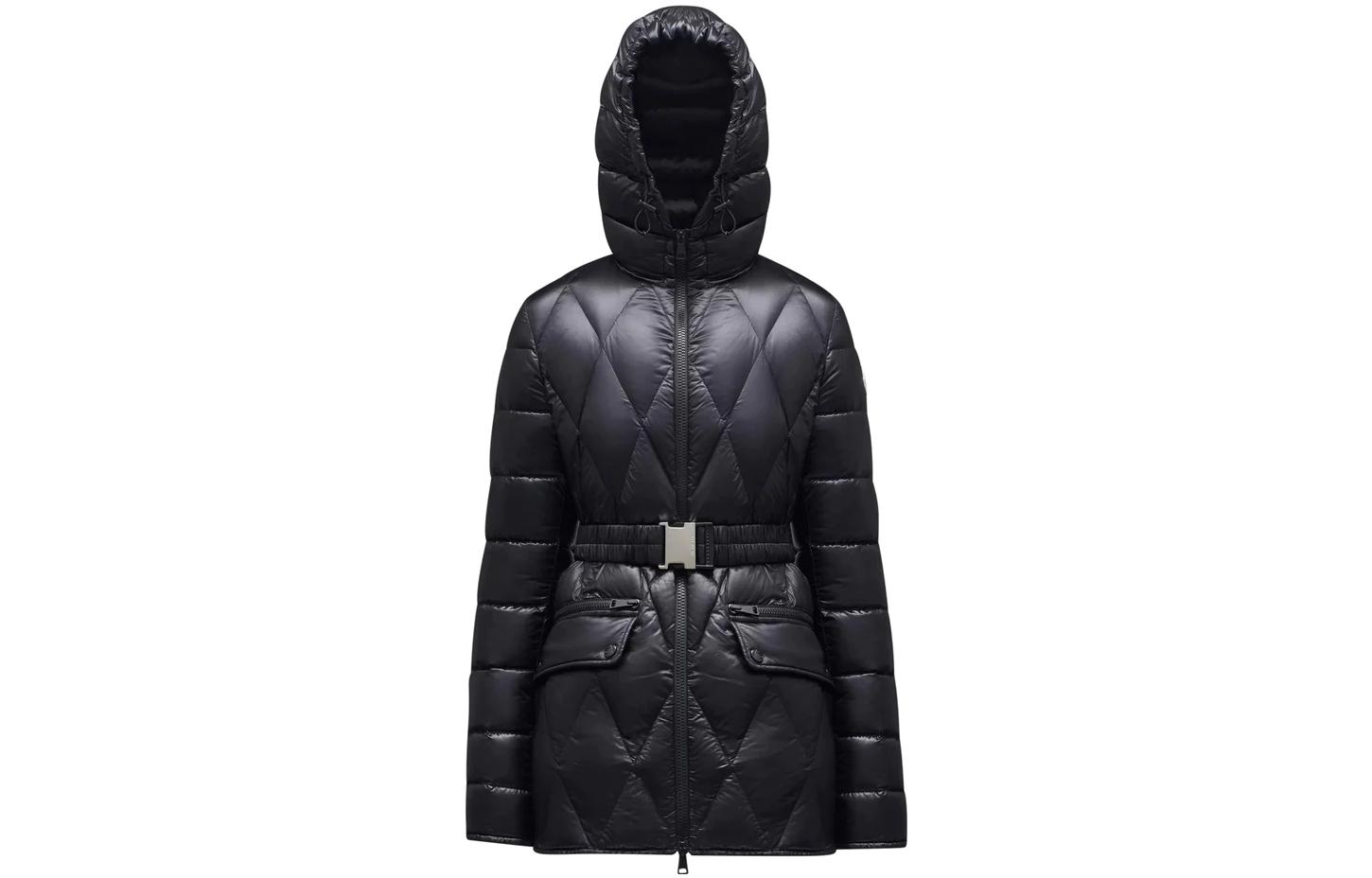 (Women) Moncler Valentine's Day SS23  Long Down Parka Jacket Black Winter Coat. 1A00106539AQ999