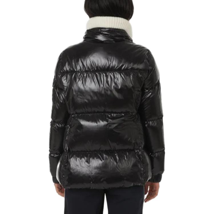 (Women) Moncler VISTULE  Black Down Jacket with Stand Collar and Full Zip. I20931A001235963V999 圖 3