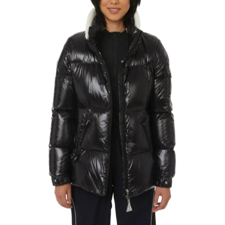 (Women) Moncler VISTULE  Black Down Jacket with Stand Collar and Full Zip. I20931A001235963V999 圖 4