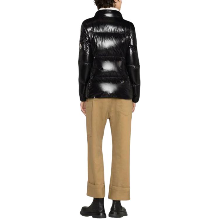 (Women) Moncler Vistule  Black Zip-Up Down Jacket Relaxed Fit 1A001235963V999 圖 5