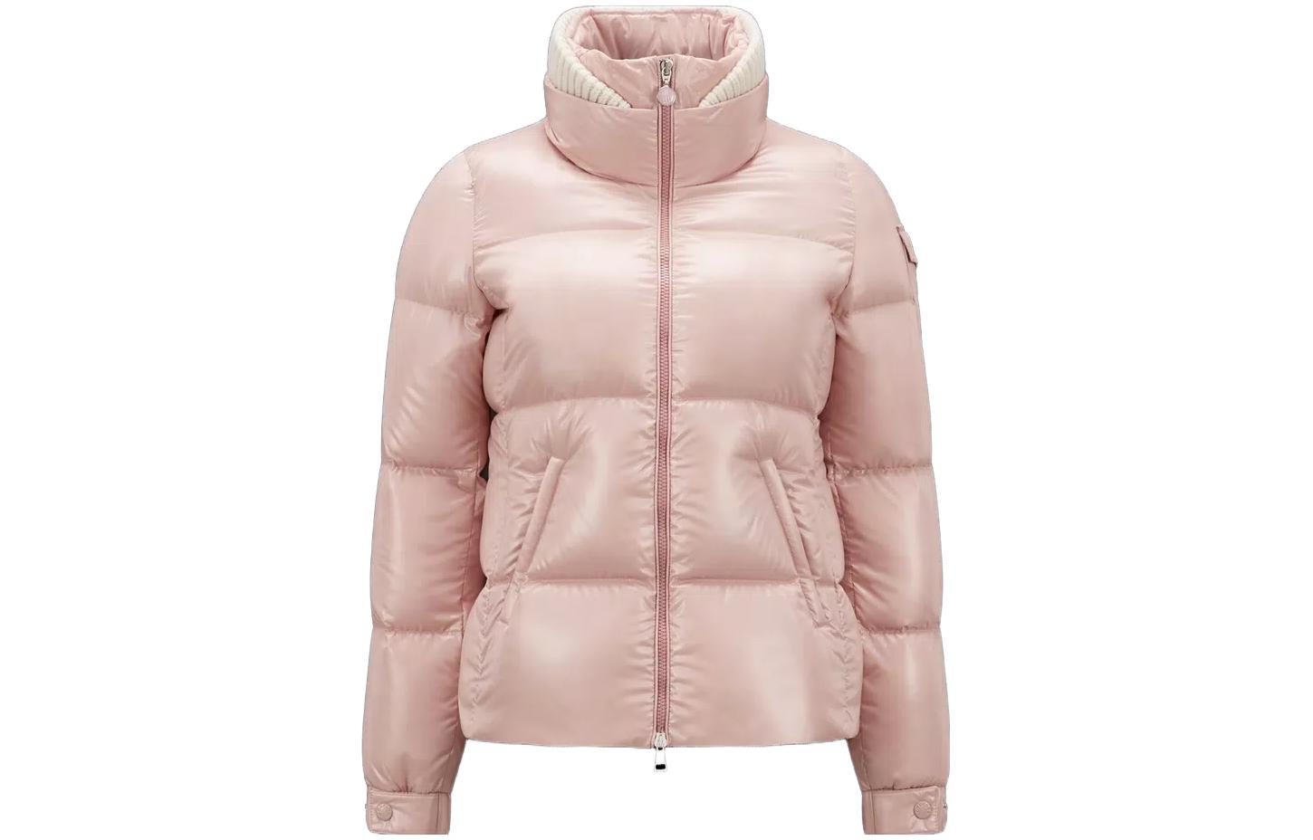 (Women) Moncler VISTULE  Winter Pink Down Jacket with Stand Collar and Zipper. I20931A001235963V51A 圖 2