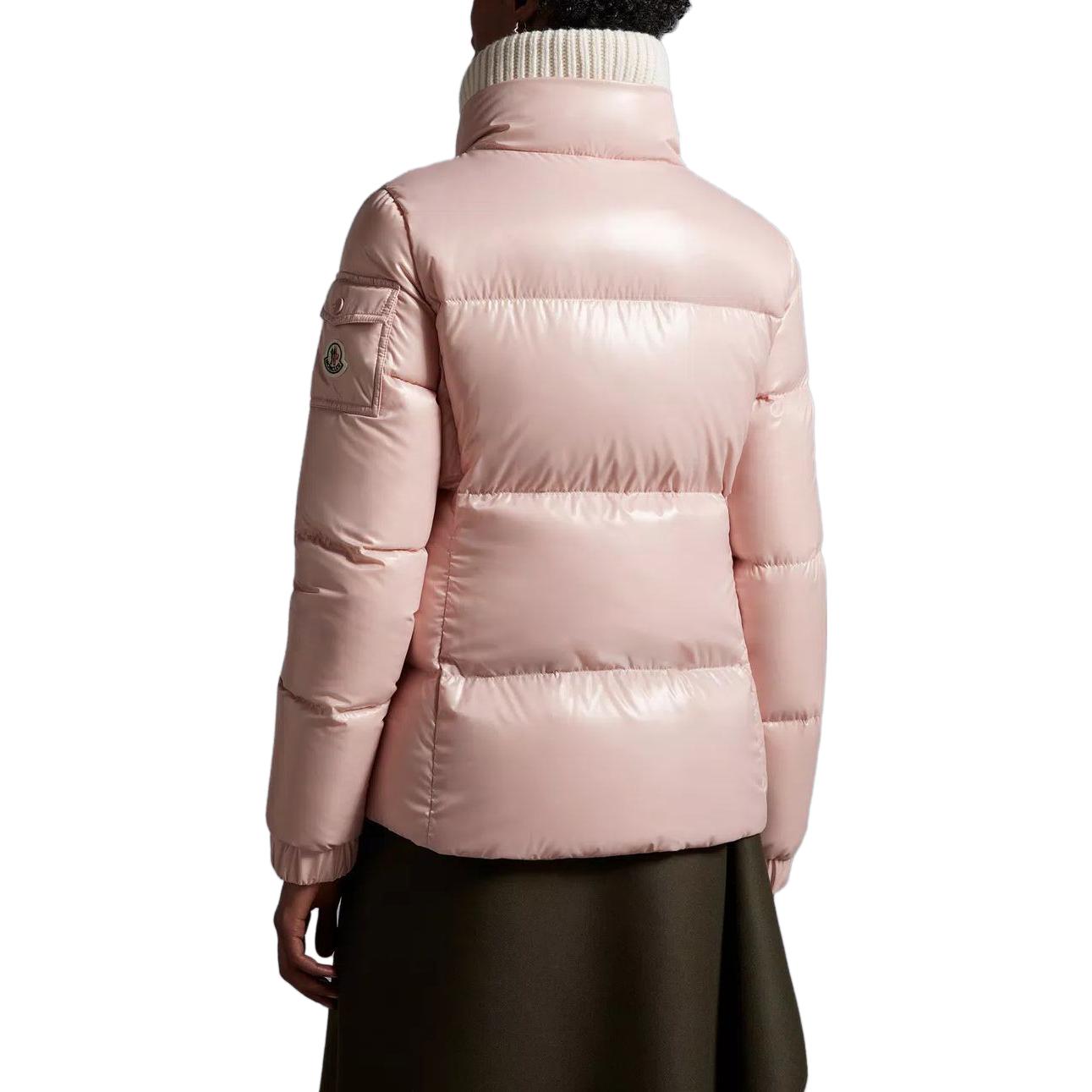 (Women) Moncler VISTULE  Winter Pink Down Jacket with Stand Collar and Zipper. I20931A001235963V51A 圖 4