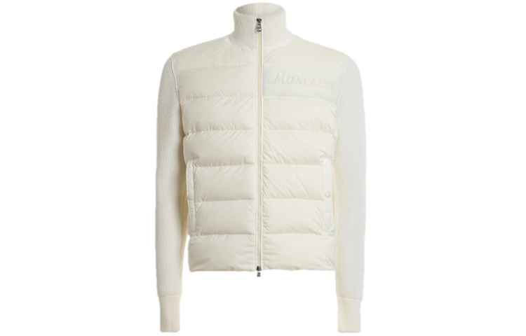 Order (W) Moncler 白色羽絨外套，字母鑽石設計休閒款式. 9B51600A9422002