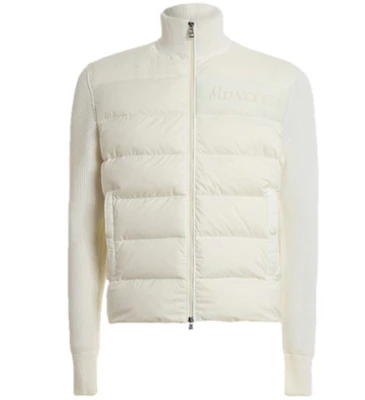 (W) Moncler 白色羽絨外套,字母鑽石設計休閒款式. 9B51600A9422002 Order (W) Moncler 白色羽絨外套,字母鑽石設計休閒款式. 9B51600A9422002