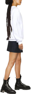 (W) 蒙克莱白色刺绣Logo圆领卫衣 H20938G0000780451 Shop (W) 蒙克莱白色刺绣Logo圆领卫衣 H20938G0000780451