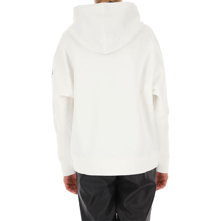 (Women) Moncler White Logo Hoodie Sweatshirt. 8G50910809HS034 圖 7