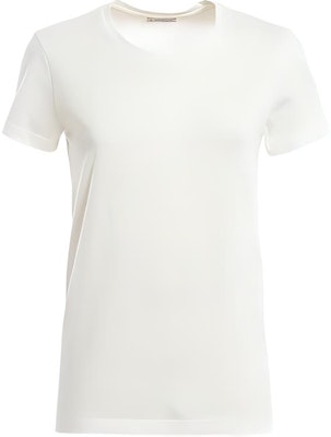 (Women) Moncler White Logo Patch Crewneck Short Sleeve T-Shirt. 8C73200V8058033 Order (Women) Moncler White Logo Patch Crewneck Short Sleeve T-Shirt. 8C73200V8058033