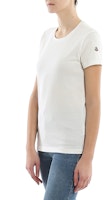 (W) Moncler 白色Logo補丁短袖圓領T恤。 8C73200V8058033 Sizing (W) Moncler 白色Logo補丁短袖圓領T恤。 8C73200V8058033